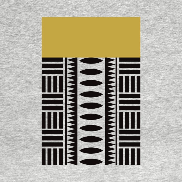 African Modern Abstract Ethnic Pattern by Inogitna Designs